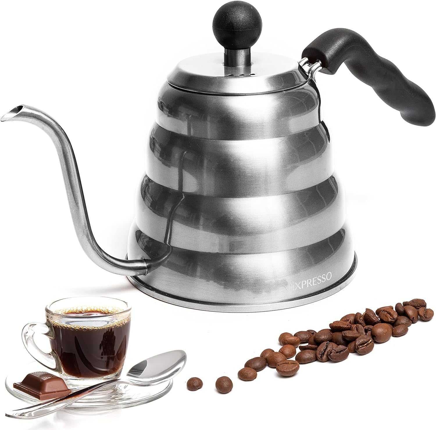 Gooseneck Pour over Coffee Kettle Barista Pour Control Design Ideal Becoming Unleashed